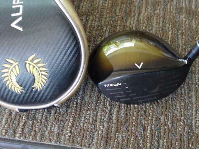 46.25 IN AURELIUS EMPERIOR TITANIUM 10.5 DEG DRIVER EXCELL W HC & NEW GRIP  jcc