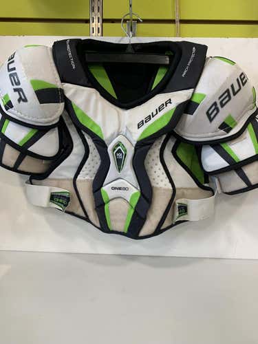 Used Bauer One 80 Lg Ice Hockey Shoulder Pads