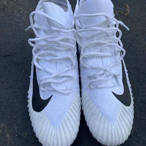 Nike Alpha Menace Cleats White Men's Size Men's 10.5 (W 11.5) High Top