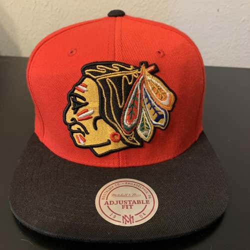 Red Adult One Size Fits All Mitchell & Ness Hat