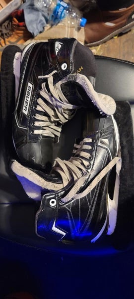 Used Senior Bauer Supreme S190 Hockey Goalie Skates Regular Width Size 8