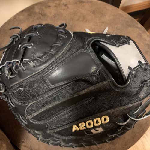 Black High School/College Catcher's A2000 33.5" Baseball Glove