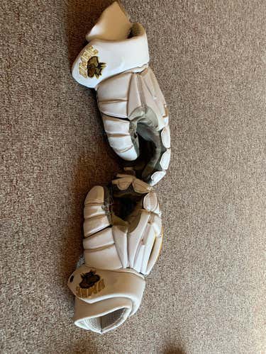 Black Used Player's Under Armour 13" Lacrosse Gloves