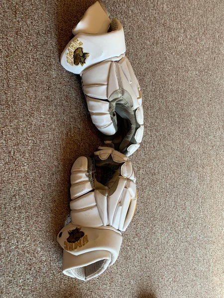 Black Used Player's Under Armour 13" Lacrosse Gloves