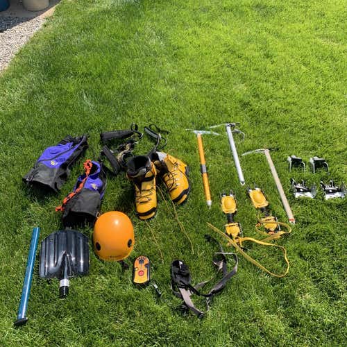 Used Ice Climbing Backcountry COMPLETE SET