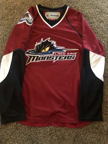 Maroon Lake Erie Monsters Jersey (AHL)