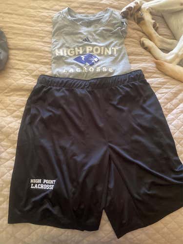 Gray Adult XL Adidas Shirt And XL Practice Shorts