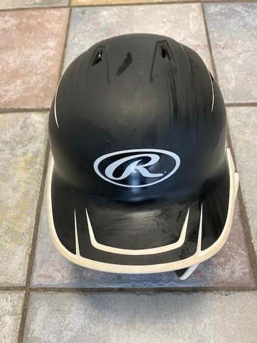 Black Used Medium/Large Rawlings Mach Batting Helmet
