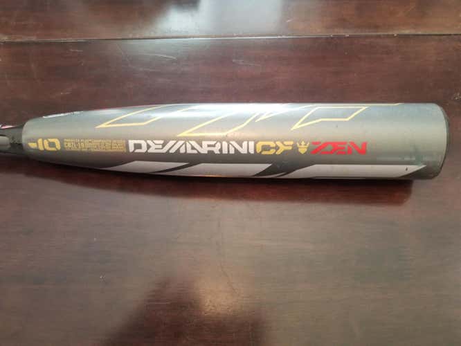 Used Kid Pitch (9YO-13YO) USSSA Certified 2019 DeMarini Composite CF Zen Bat (-10) 21 oz 31"