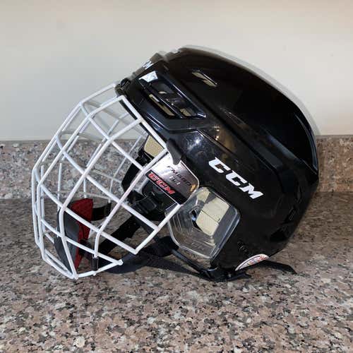 Black New Medium CCM Tacks 110 Pro Stock Helmet