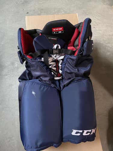 Blue Used Once Senior Large CCM JetSpeed FT390 Hockey Pants