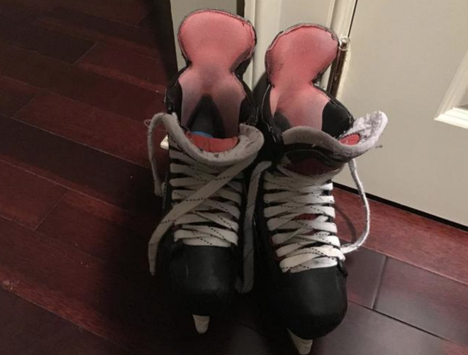 Used Senior Bauer Vapor 1X Hockey Skates Regular Width Size 9