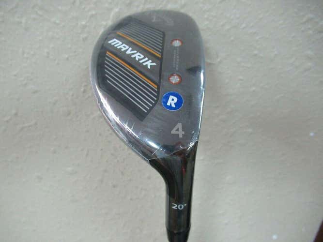 NEW CALLAWAY MAVRIK HYBRID #4 20* PROJECT X CATALYST 5.5 65g REGULAR FLEX HC