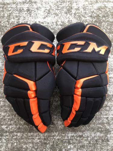 Black/Orange Senior CCM Tacks 9060 14"  Gloves