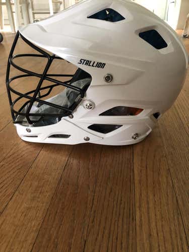 *BRAND NEW*  White New Adult Player's STX Stallion Helmet