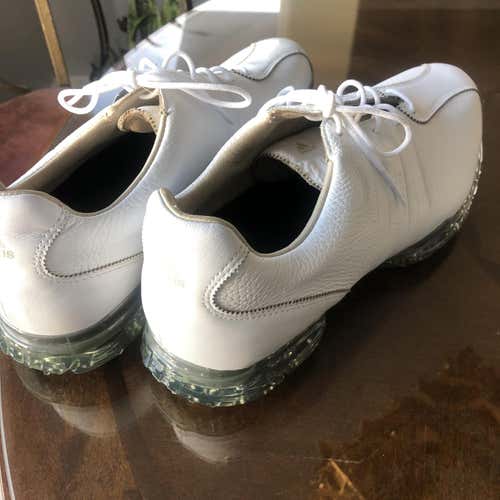White Men's Size 11 (Women's 12) Adidas Golf Shoes
