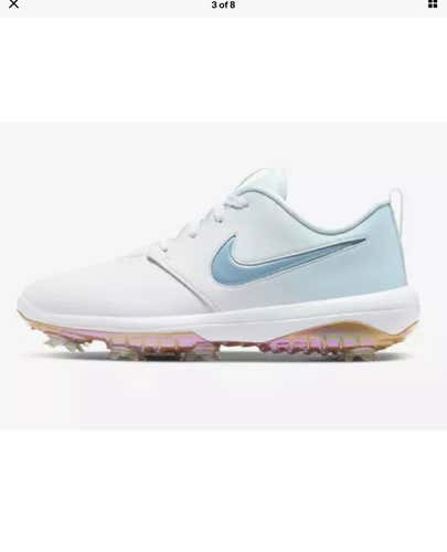 Nike Roshe G Tour NRG Golf Shoes White Blue BV0659-110 Women's Sz 11/Men’s 9.5