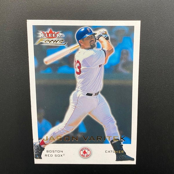 Jason Varitek Game Worn Jersey Baseball Card