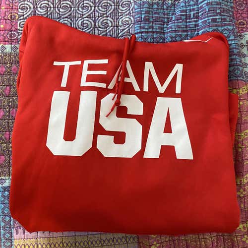 Red Large Nike Team USA Sweatshirt