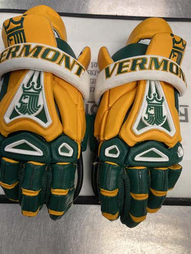 Gold Used Brine King  Goalie Gloves