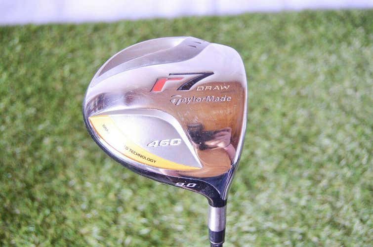 Taylormade	R7 Draw	9.0 Driver	Right Handed	45"	Graphite	Stiff	New Grip