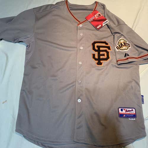 NEW San Francisco Giants Gray Jersey XXL