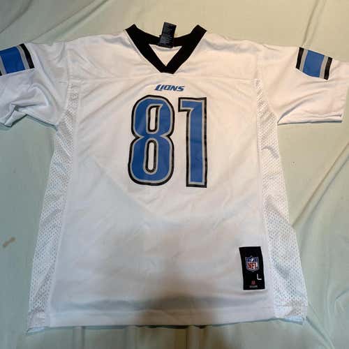 81 Johnson Youth Large Detroit Lions Jersey