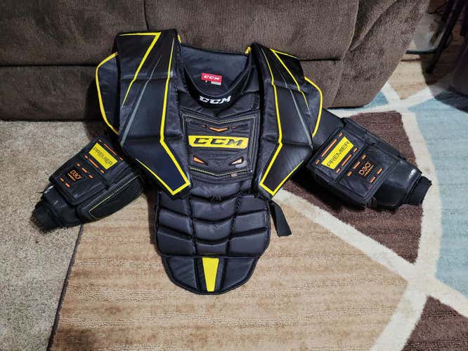 Dylan St Cyr University of Notre Dame Large CCM Premier Chest Protector Pro Stock