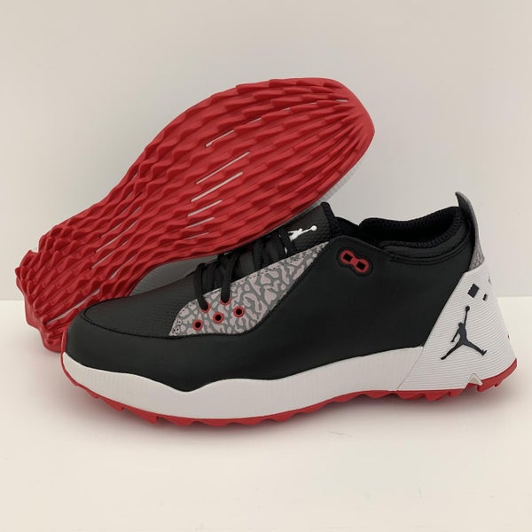 (Size 10.5) Nike Jordan ADG 2 Spikeless Men's Golf Shoe Black/Red