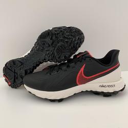 (Size 9) Nike React Infinity Pro Black/Red Golf Shoes Men's