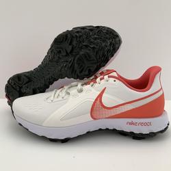(Size 9.5) Nike React Infinity Pro White/Orange Golf Shoes Men's