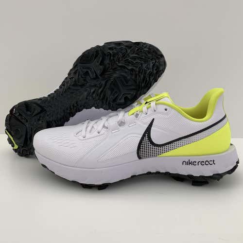 (Size 11.5) Nike React Infinity Pro White/Yellow Golf Shoes Men's