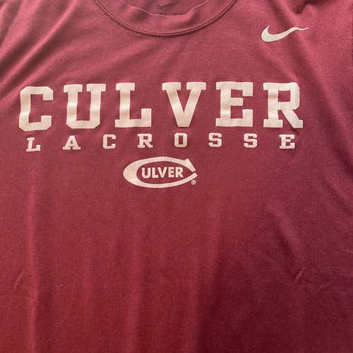 Culver Prep Lacrosse Dri-Fit Adult Medium Nike Shirt