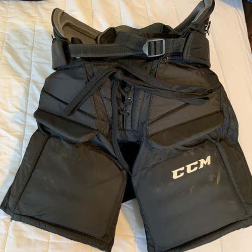 Black Junior Large CCM Premier R1.5 Hockey Goalie Pants
