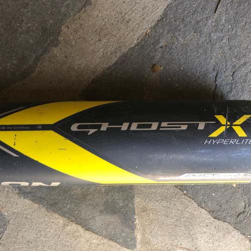 Kid Pitch (9YO-13YO)  Composite Ghost X Hyperlite (-11) 18 oz 29" Bat