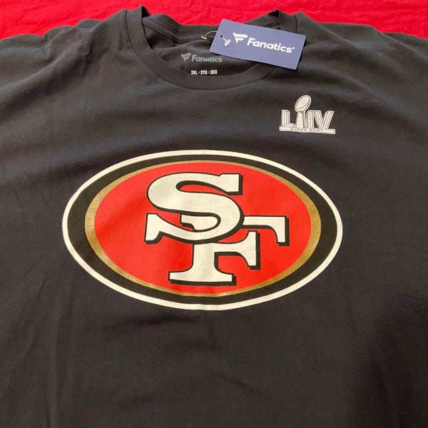 85 George Kittle SF 49ers Super Bowl Black Adult XXXL NFL Long Sleeve T- Shirt