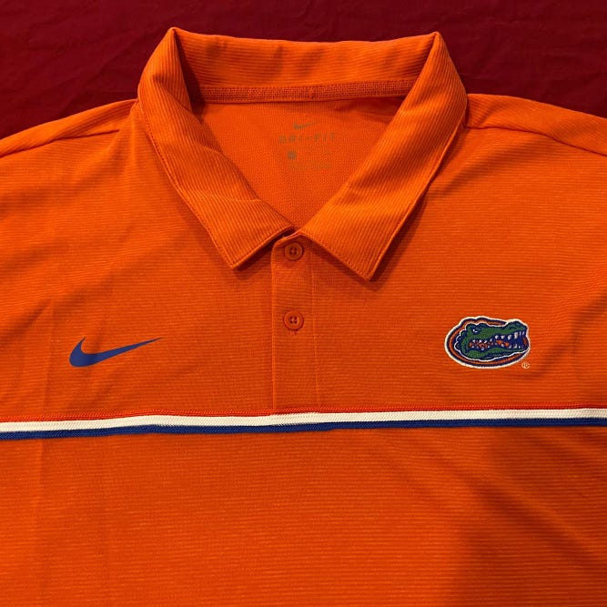 Florida Gators Orange Adult XXL NCAA Nike Polo / Golf Shirt * NEW