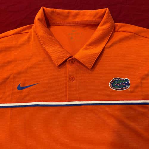 Florida Gators Orange Adult XXL NCAA Nike Polo / Golf Shirt * NEW