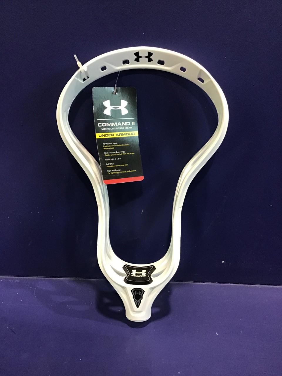 Under Armour Mercenary lacrosse head unstrung lax indoor outdoor field box white