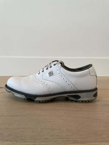 UPDATE - FootJoy DryJoys Tour 2019 - White, Men's Size 9.5 (Women's 10.5) - Now with Jones Shoe Bag