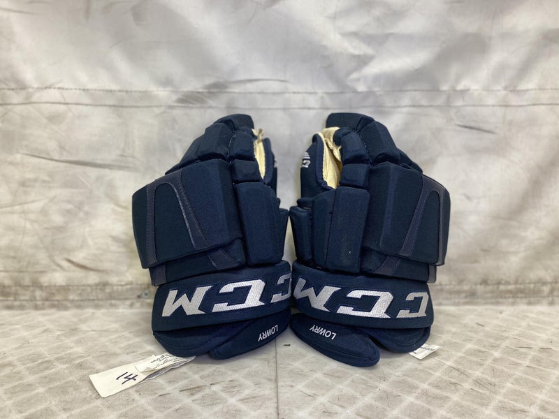 New CCM HG96 Hockey Gloves 14" Pro Stock LOWRY