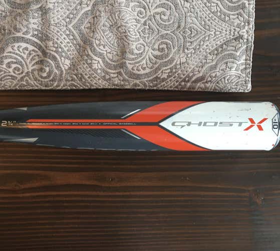 Used USSSA Certified 2018 Easton Composite Ghost X 2018 Bat (-10) 21 oz 31"