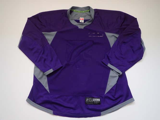FOR PARTS Reebok NHL Pro Stock Hockey Jersey 58+ Purple