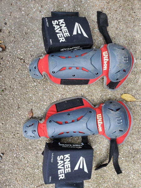 Used Wilson Catcher's Leg Guard includes Knee Savers