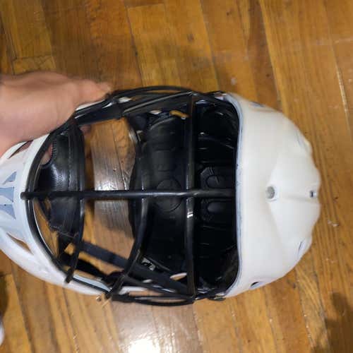 White Used Warrior Evo Helmet