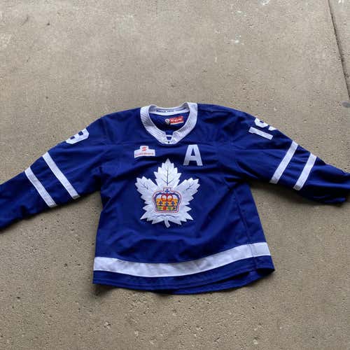 Blue Adult Size 56 CCM Pro Stock Jersey