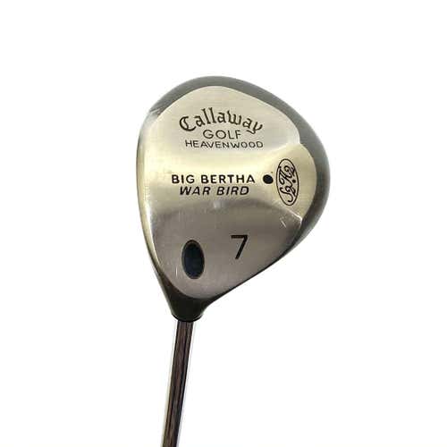 Used Callaway Big Bertha Warbird Mens Left 7 Wood Steel Regular