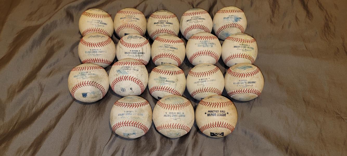 Used Rawlings Baseballs 18 Pack