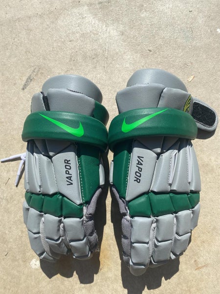 Gray New Player's Custom Nike Vapor 13" Lacrosse Gloves