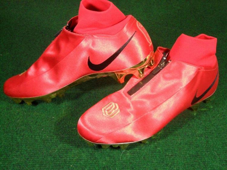 red nike football cleats